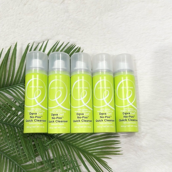 NEW Devacurl No-Poo Quick Cleanser Travel Size Set of 5 - Picture 1 of 1